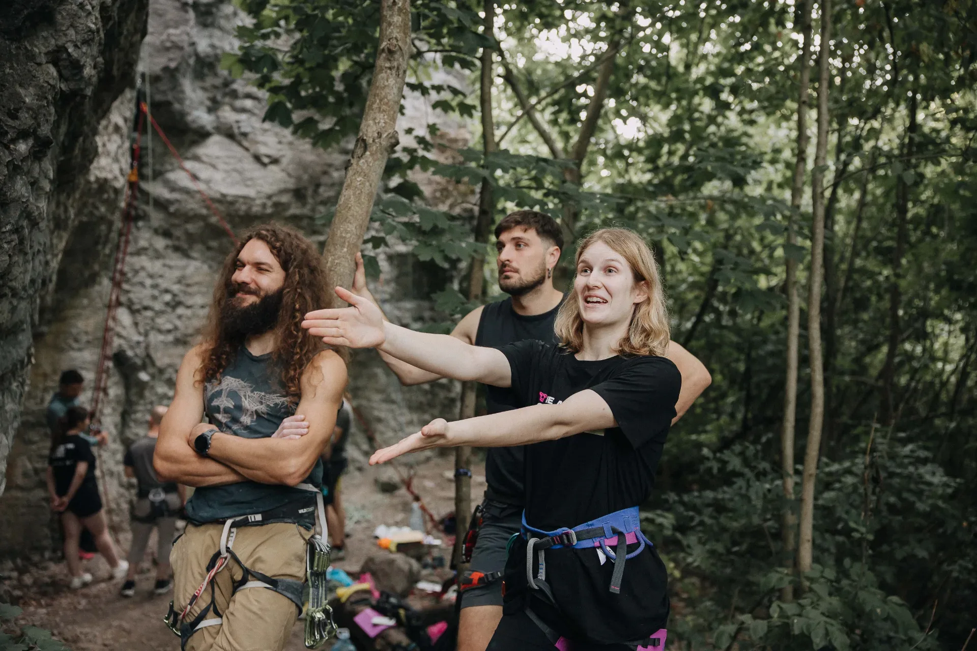 Фото з події «The Adaptive Climbing Program: від теорії на скеледромі до практики на скелях Кам’янця-Подільського»