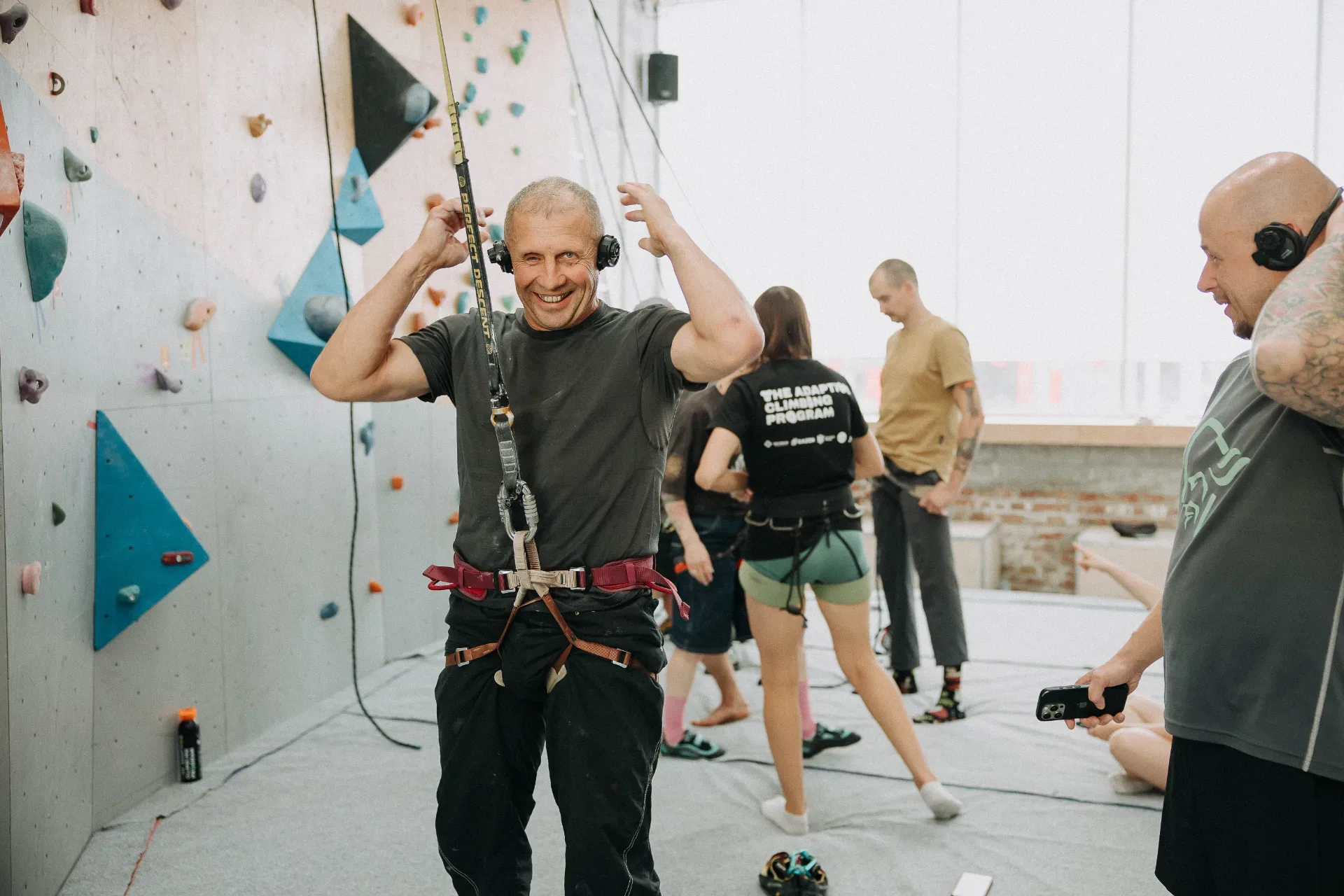 Фото з події «The Adaptive Climbing Program: від теорії на скеледромі до практики на скелях Кам’янця-Подільського»