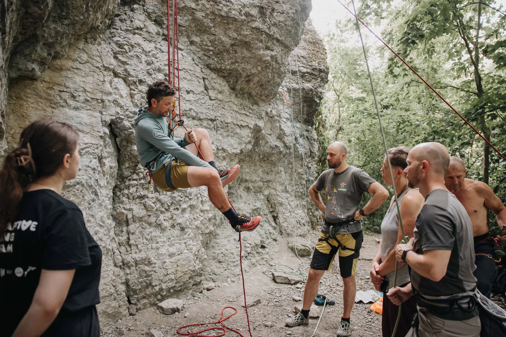 Фото з події «The Adaptive Climbing Program: від теорії на скеледромі до практики на скелях Кам’янця-Подільського»