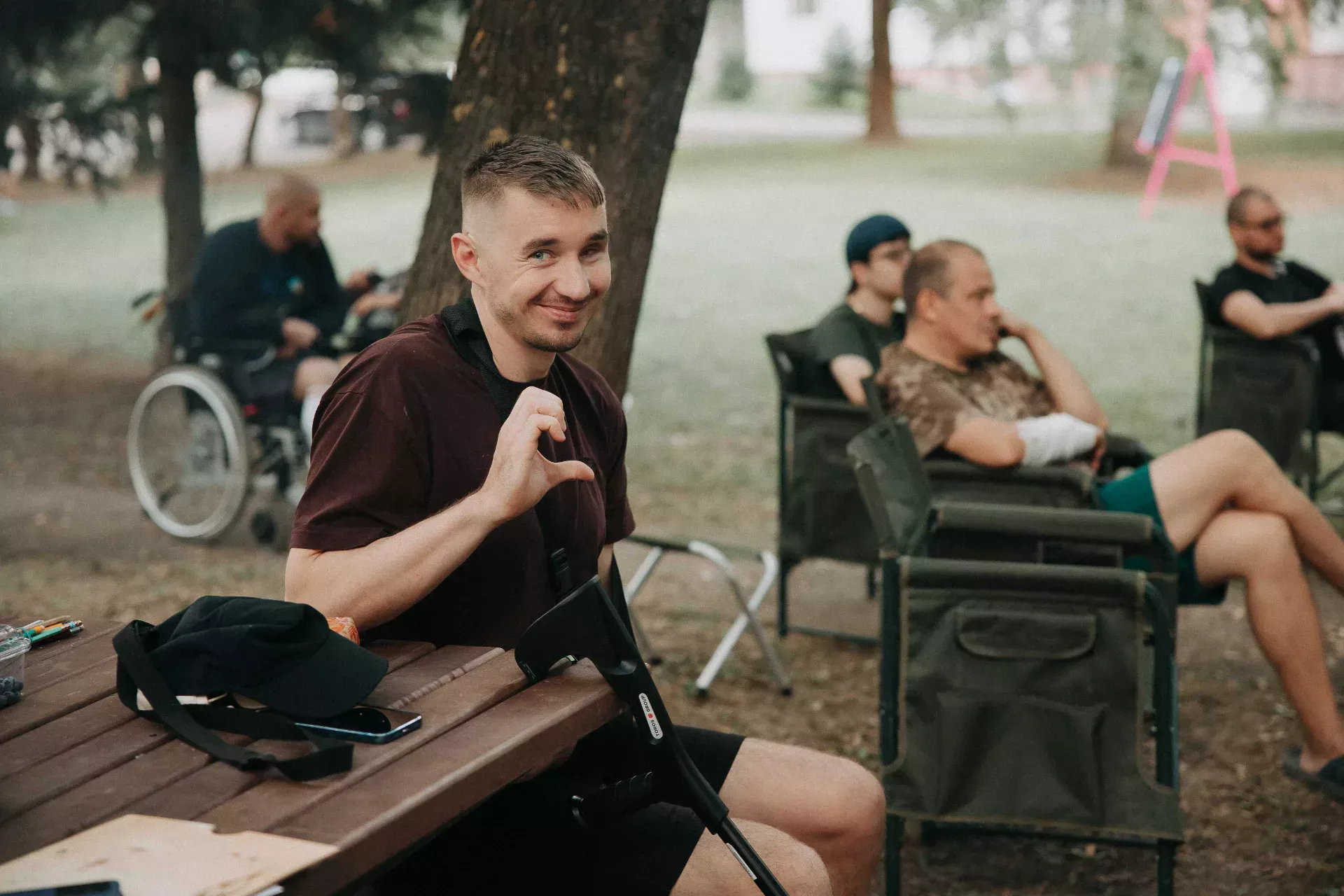 Вечір з ПЕТРОСОМ у внутрішньому дворику обласної лікарні